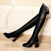 Chunky Heel Hollow-out Daily Pointed Toe Elegant Boots