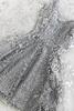 Elegant Crystal Custom Made A-line Appliques Spaghetti Straps Sexy Short Homecoming Dresses