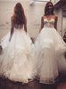 Elegant New Arrival A-line Sweetheart Lace Tulle Wedding Dresses