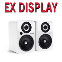 Elipson Prestige Facet 6B BT Wireless Bookshelf Speakers in White - Ex Display