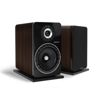 Elipson Prestige Facet 8B Bookshelf Speakers in Black/Walnut - Ex Display