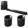 Yamaha MusicCast Bar 400 Soundbar Sub + 2x MusicCast 20 Wireless Speakers - Blk