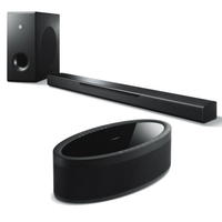 Yamaha MusicCast Bar 400 Soundbar Sub + MusicCast 50 Wireless Speaker - Blk