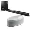 Yamaha MusicCast Bar 400 Soundbar Sub + MusicCast 50 Wireless Speaker - Wht