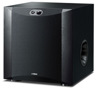 Yamaha NSSW300BL Twisted Flare Port Subwoofer in Black