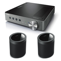Yamaha WXA-50 Wireless Amplifier with 2x MusicCast 20 Wireless Speakers - Black