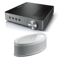Yamaha WXA-50 Wireless Amplifier with MusicCast 50 Wireless Speaker - White