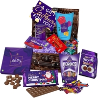 Cadbury Christmas Chocolate Basket