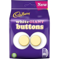 Cadbury Giant White Buttons Bag 110g