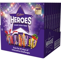 Cadbury Heroes Advent Calendar 230g (Box of 6)
