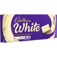 Cadbury White Chocolate Bar 90g