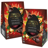 GB Organic Dark Chocolate Egg 165g (Pack of 2)