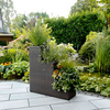 3-Stage Rattan Planter with Irrigation System