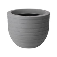 40cm Allure Ribbon Pot - Mineral Clay