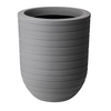 Allure Ribbon High Pot - Mineral Clay