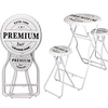 Bar Table with Stools - White