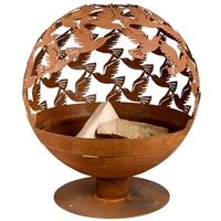 Birds Fire Globe