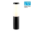 Black Bollard Light