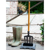 Boot Scraper and Brush with Fork Handle