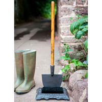 Boot Scraper and Brush with Shovel Handle