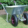 Carrier All Steel Duo Wheel Wheelbarrow