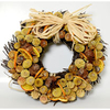Cone and Orange Circle Wreath