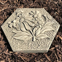 Flower and Bee Stepping Stone Insect Drinker
