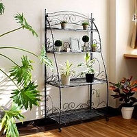 Folding Plant Stand - 4 Shelf