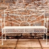 Garden Bench - Cream