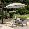 Geisha Cantilever Parasol - Grey