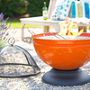 Globe Orange Firepit with Grill