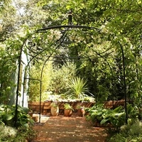 Gothic Gazebo with Lattice - 1.5m