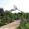 Gothic Pergola Classic: 1.5M (5Ft) Base X 2.5M (8Ft 3In) - Matt Black