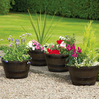 Half Barrel Planters