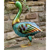 Hand Painted Metal Duck - Green Head