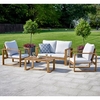 Hardwood Sofa Set - Natural