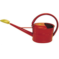 Haws 5ltr Slim Metal Watering Can - Burgundy