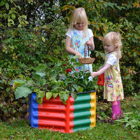 Kids 6-in-1 Modular Metal Raised Bed