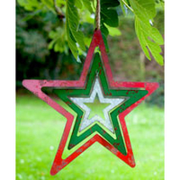 Large Metal Hanging Star