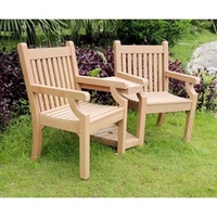 Love Seat (Zero Maintenance) - Teak