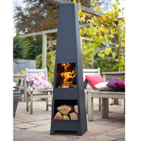 Malmo Chimenea with Log Store