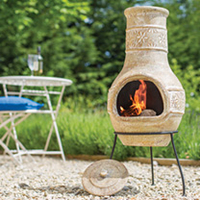 Medium Star Flower Chimenea
