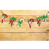Metal Candy Cane Garland