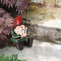 Metal Fishing Gnome