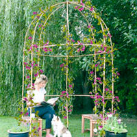 Natural Bamboo Pergola