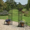 Ornamental Arch with Planters