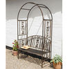 Ornamental Garden Arch & Bench
