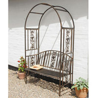 Ornamental Garden Arch & Bench