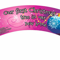 Our frst Christmas tree in our new home Banner & Tree