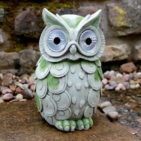 Owl with Solar Lights
